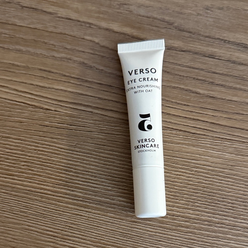 New verso eye cream